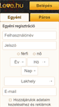 Mobile Screenshot of love.hu