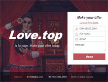 Tablet Screenshot of love.top
